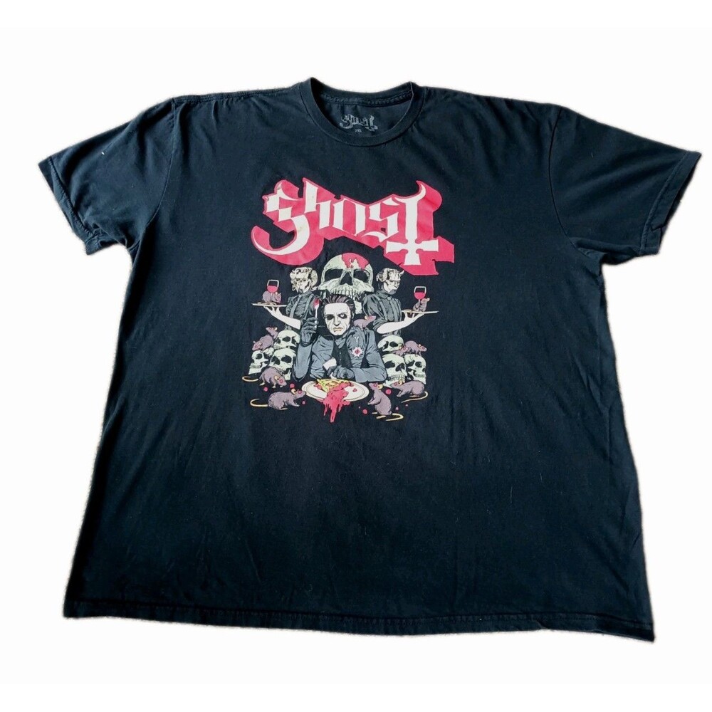 Ghost Rock Band Skull Pie Rats Adult Shirt Size 2XL